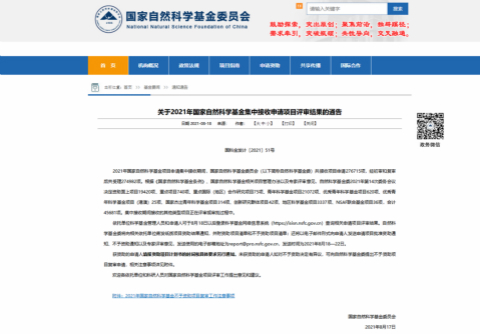 辽宁大学喜获20项国家自然科学基金项目